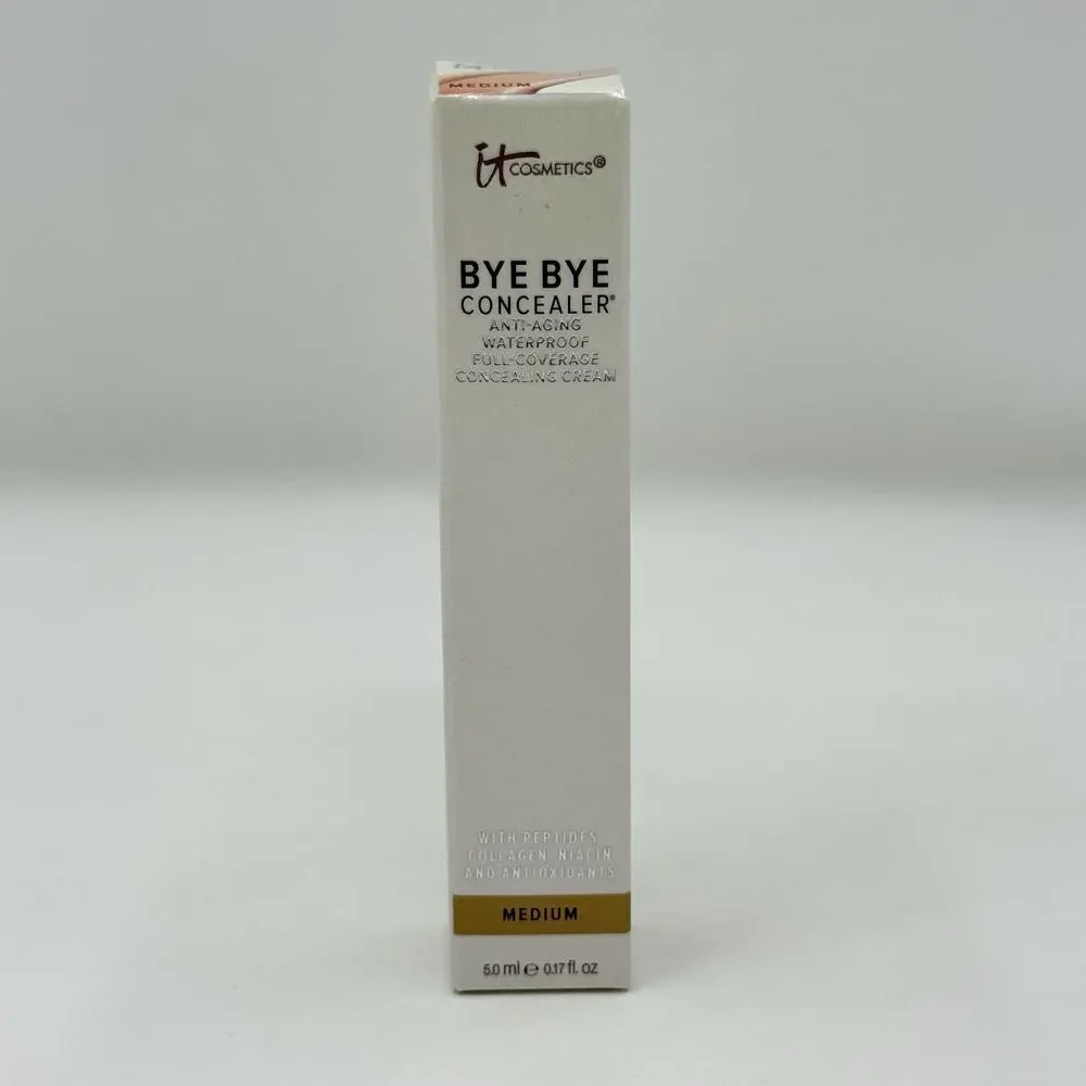 IT Cosmetics Bye Bye Under Eye Concealer Medium 0.17 oz New